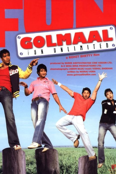 thailand filming production poster golmaal fun unlimited