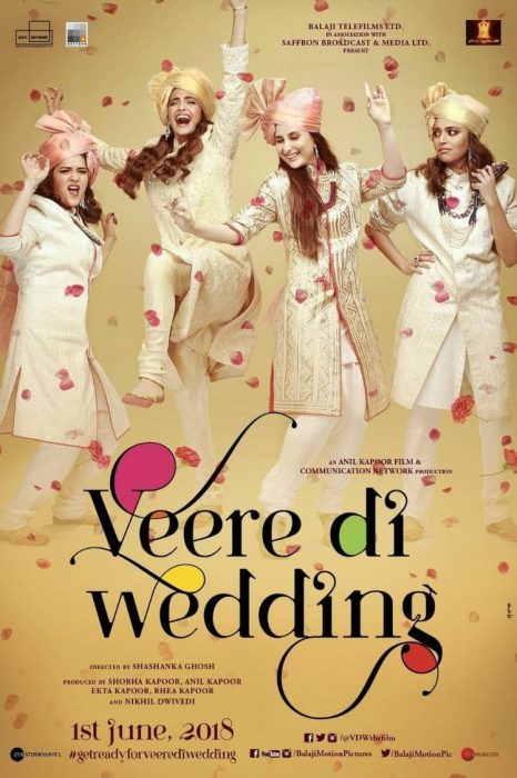 thailand filming production poster veere di wedding